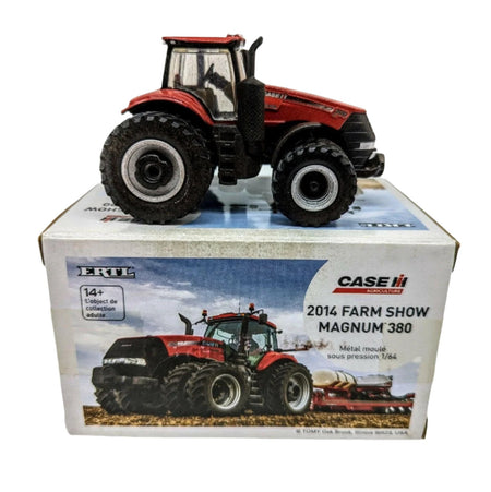 Ertl 1/64 Case IH Magnum 380 Tractor Farm Toy Duals 2014 Farm Show Dusty.