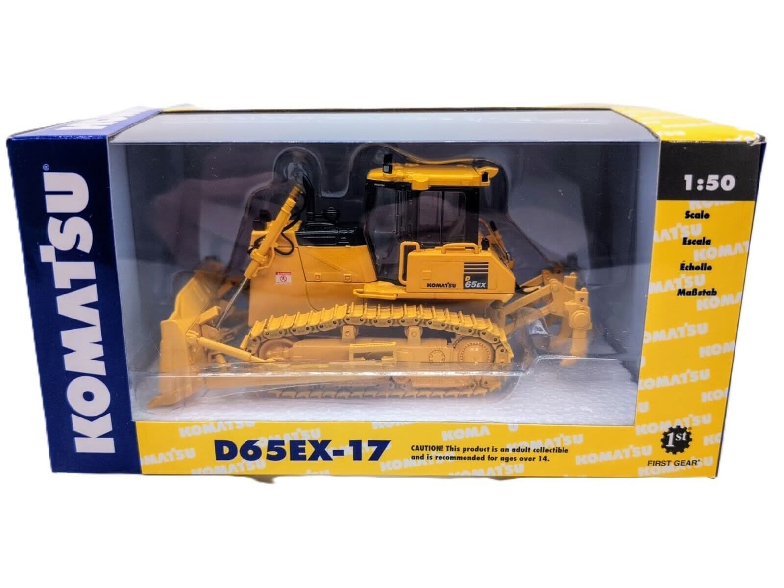 1/50 Komatsu D65EX-17 SIGMA Dozer with Ripper - Farm Toy Tractor