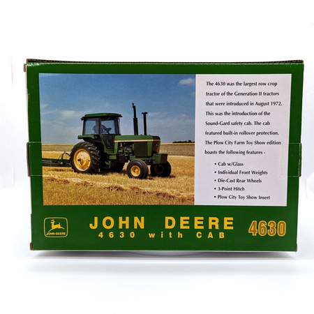 1/16 Ertl John Deere 4630 With Cab Tractor Plow City Toy Show.