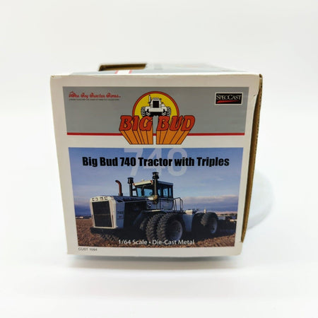 Big Bud 740 4WD Tractor W/ Triples Yellow Engine 1/64 signed Spec-Cast.