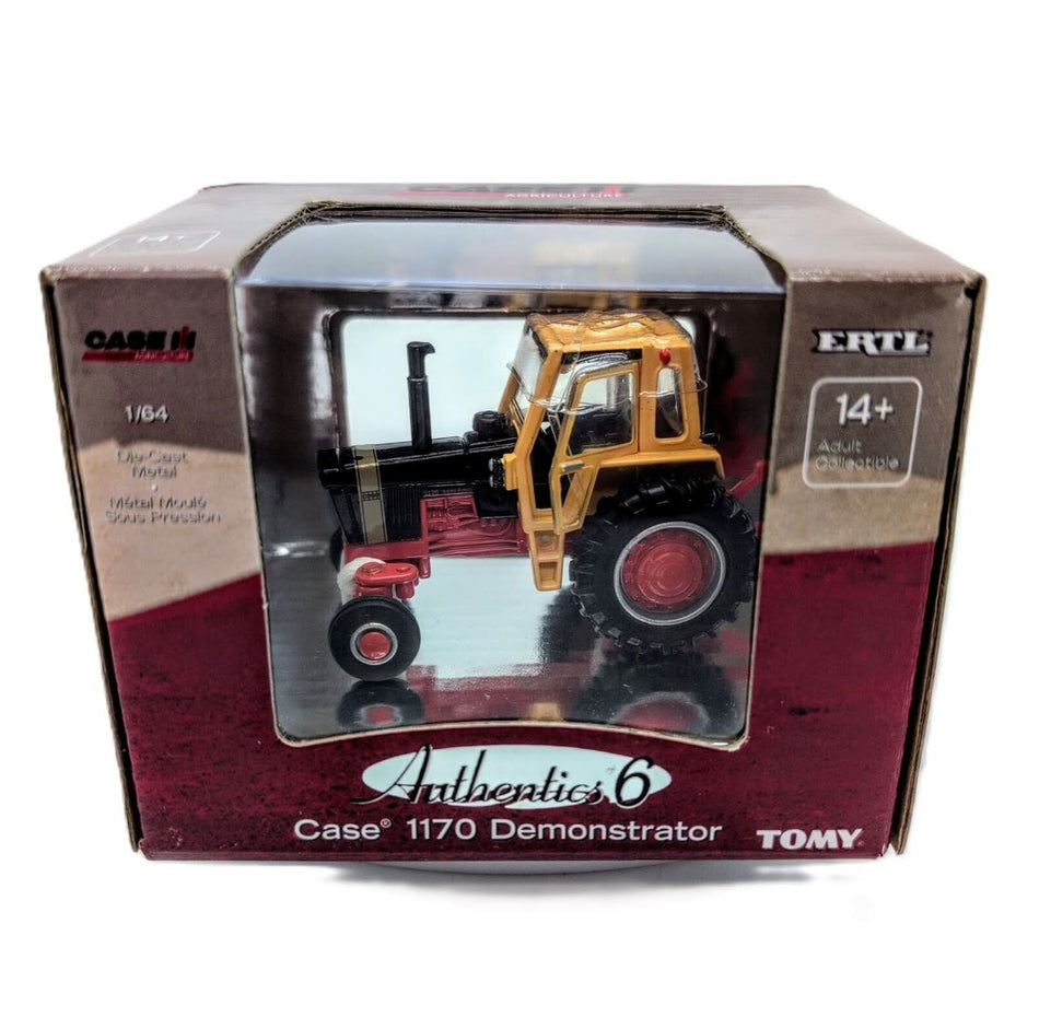 1/64 Case 1170 Golden Demonstrator Tractor With Cab, Authentics #6