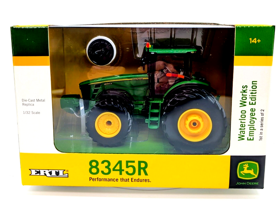 1/32 John Deere 8345R FWA Tractor Waterloo Works Employee Edition