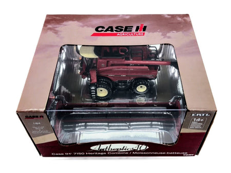 1/64 Case IH 7150 Combine With Retro Paint Scheme, Authentics #10 - Farm Toy Tractor