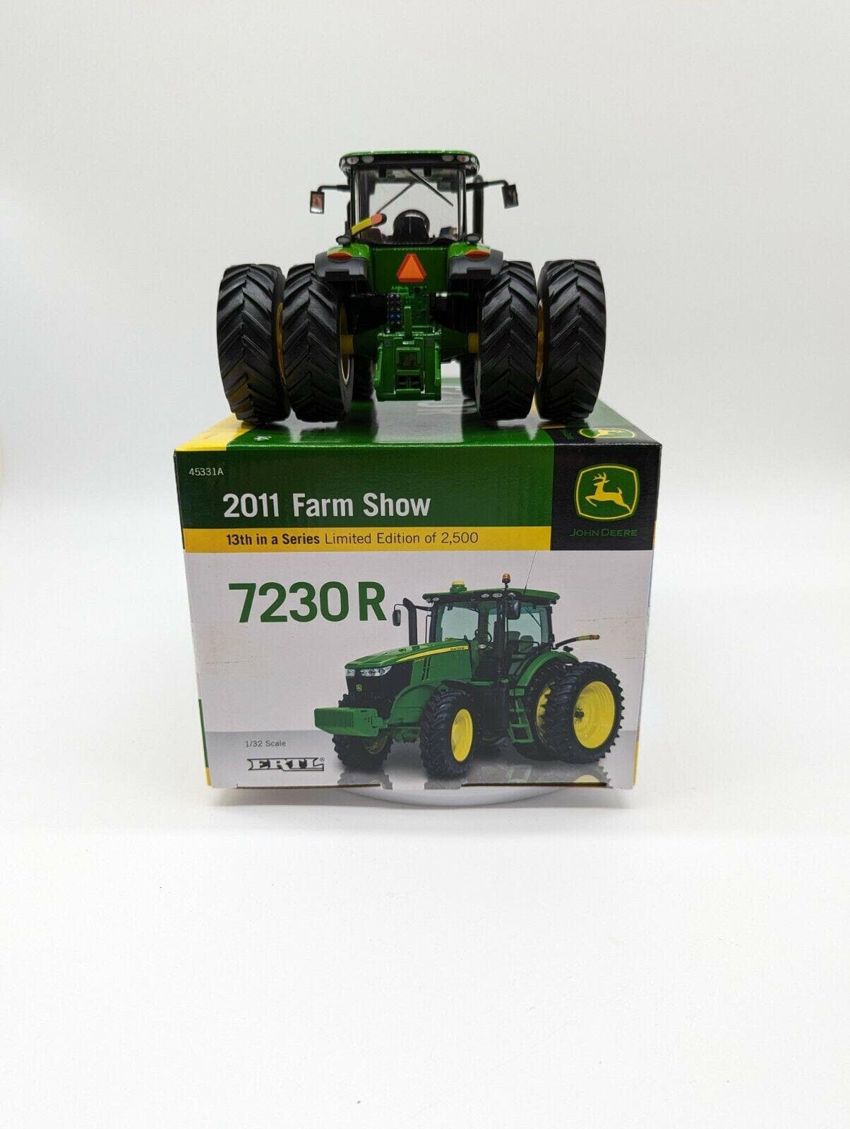 John Deere 1/32 Ertl Farm Toy 7230R Tractor 2011 Farm Show Edition FREE SHIP.