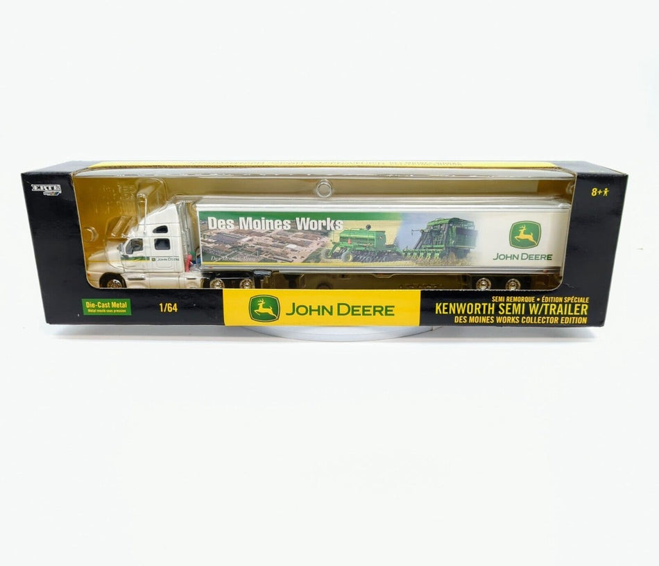 1/64 John Deere Des Moines Works Semi With Trailer