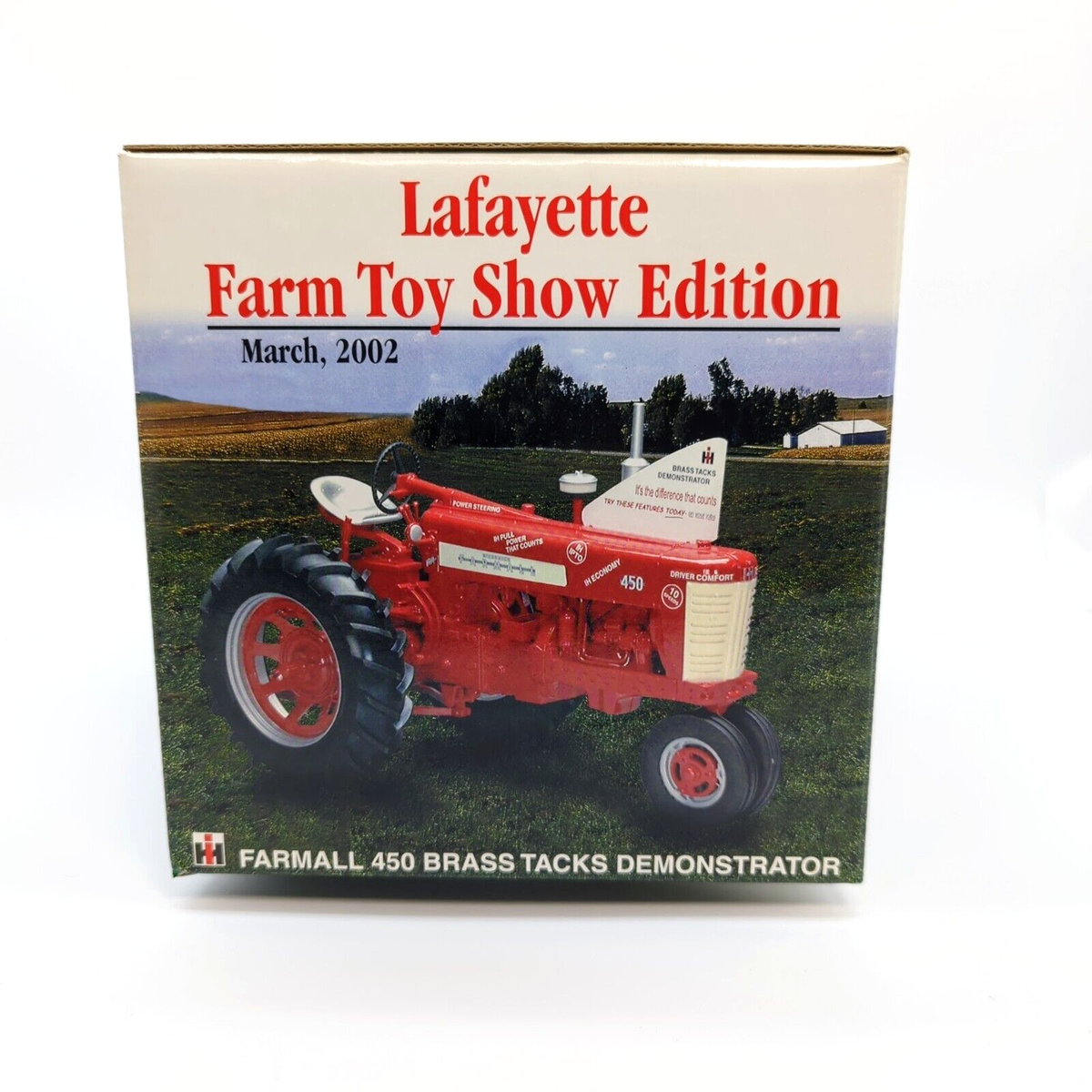 "SpecCast 1/16 Farmall 450 Toy - Demonstrator Model - Brass Tacks Design - SEO Optimized ALT Tag"