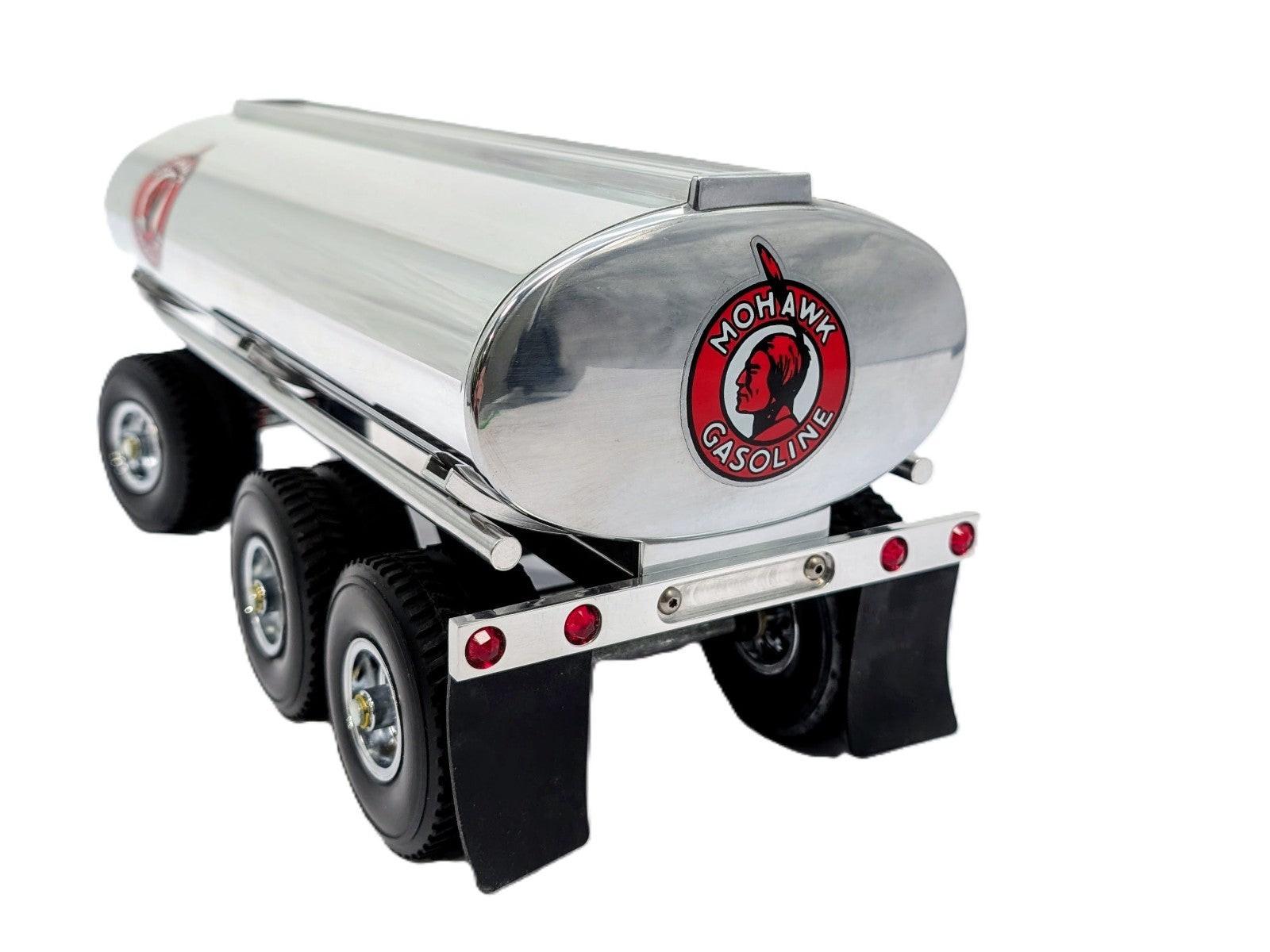 Fred Thompson Smith Miller Mohawk Gasoline Tanker Truck w/ Pup Trailer.