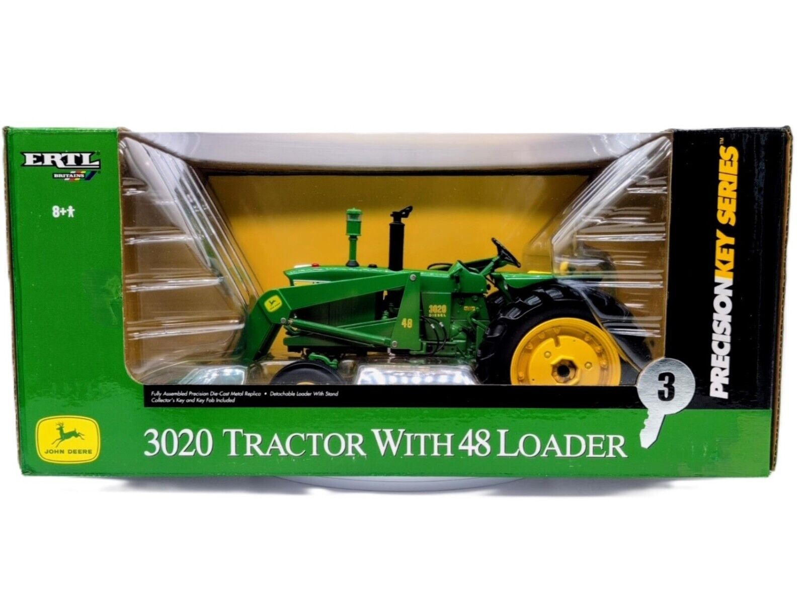 1/16 John Deere 3020 Tractor With #48 Loader Precision Key Series #3 (Read) - Farm Toy