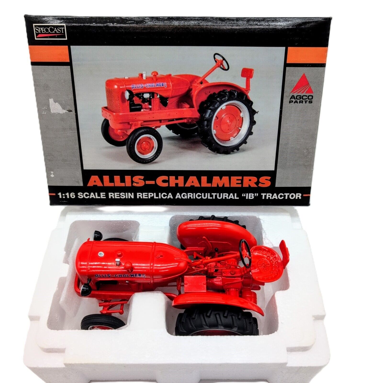 1/16 Allis Chalmers IB Tractor, Orange Spectacular Show - Farm Toy