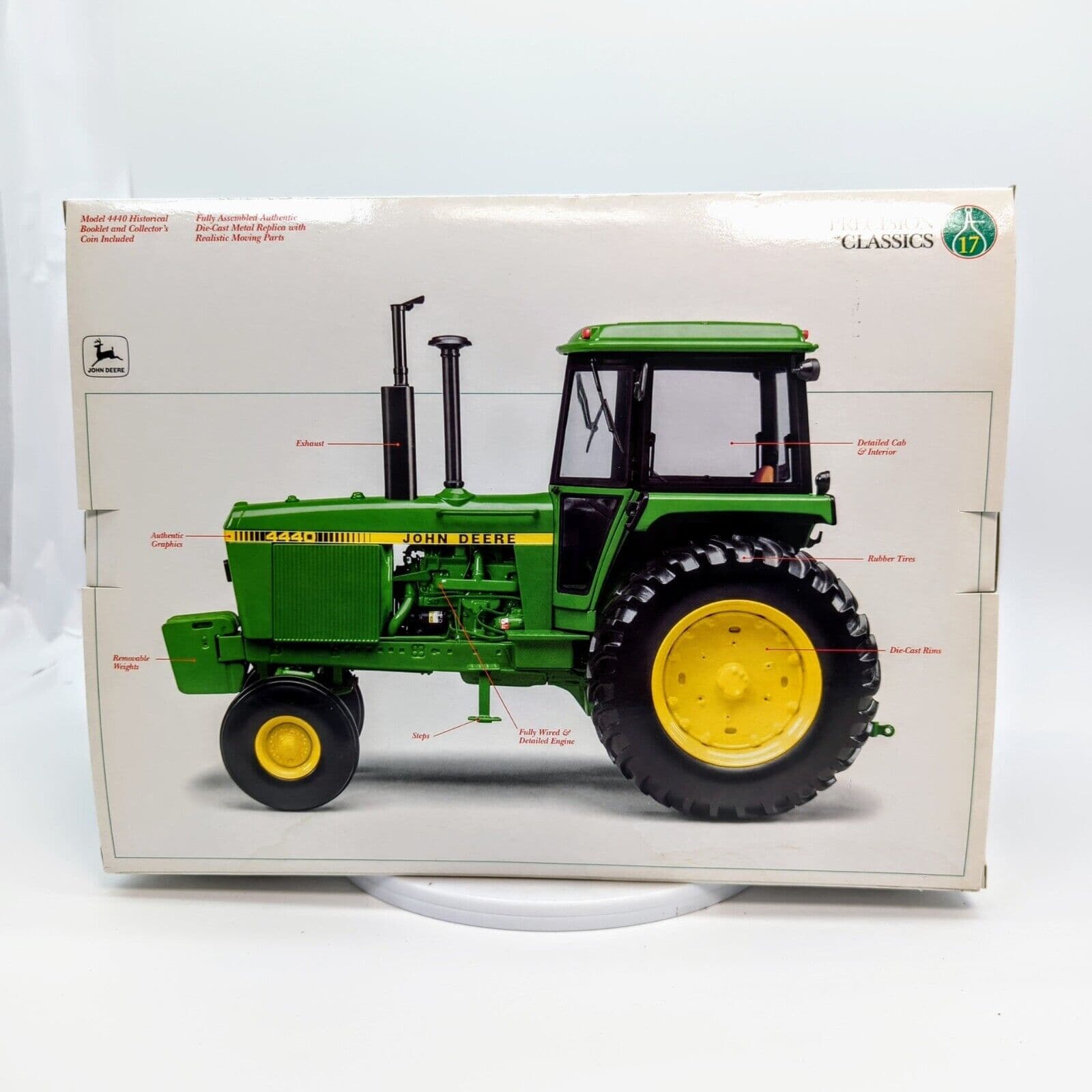 NEW SEALED John Deere 4440 Tractor 1/16 15077 Precision Classic Series #17.