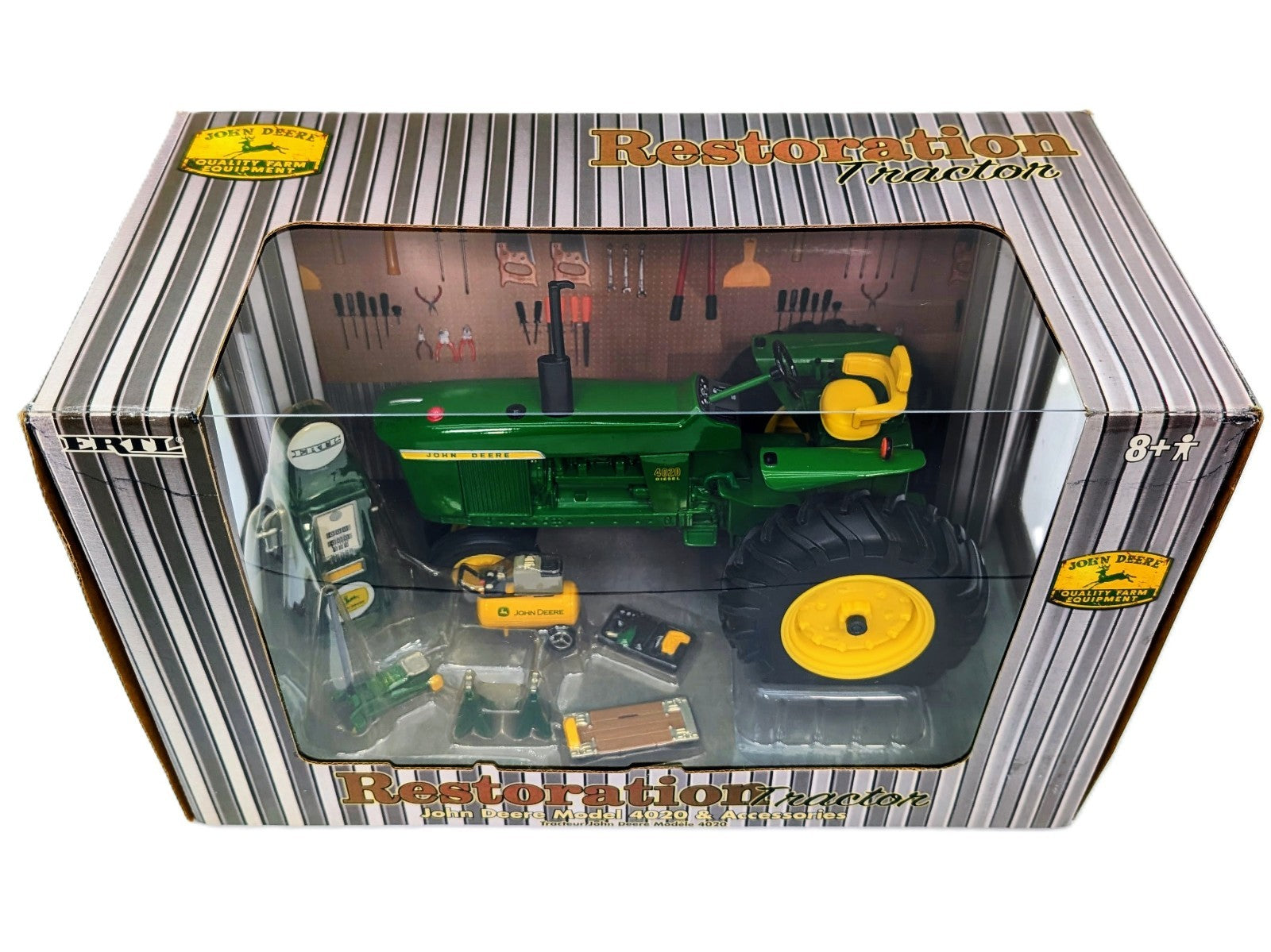 1/16 John Deere 4020 Tractor With Narrow Front, Restoration Set.