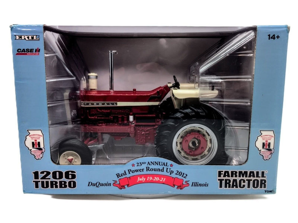 1/16 International Harvester Farmall 1206 Turbo Tractor, Red Power Round Up Ed.