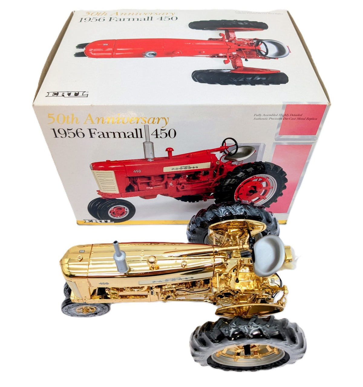 1/16 International Harvester Farmall 450, 50th Ann., Precision Series Gold Chase.