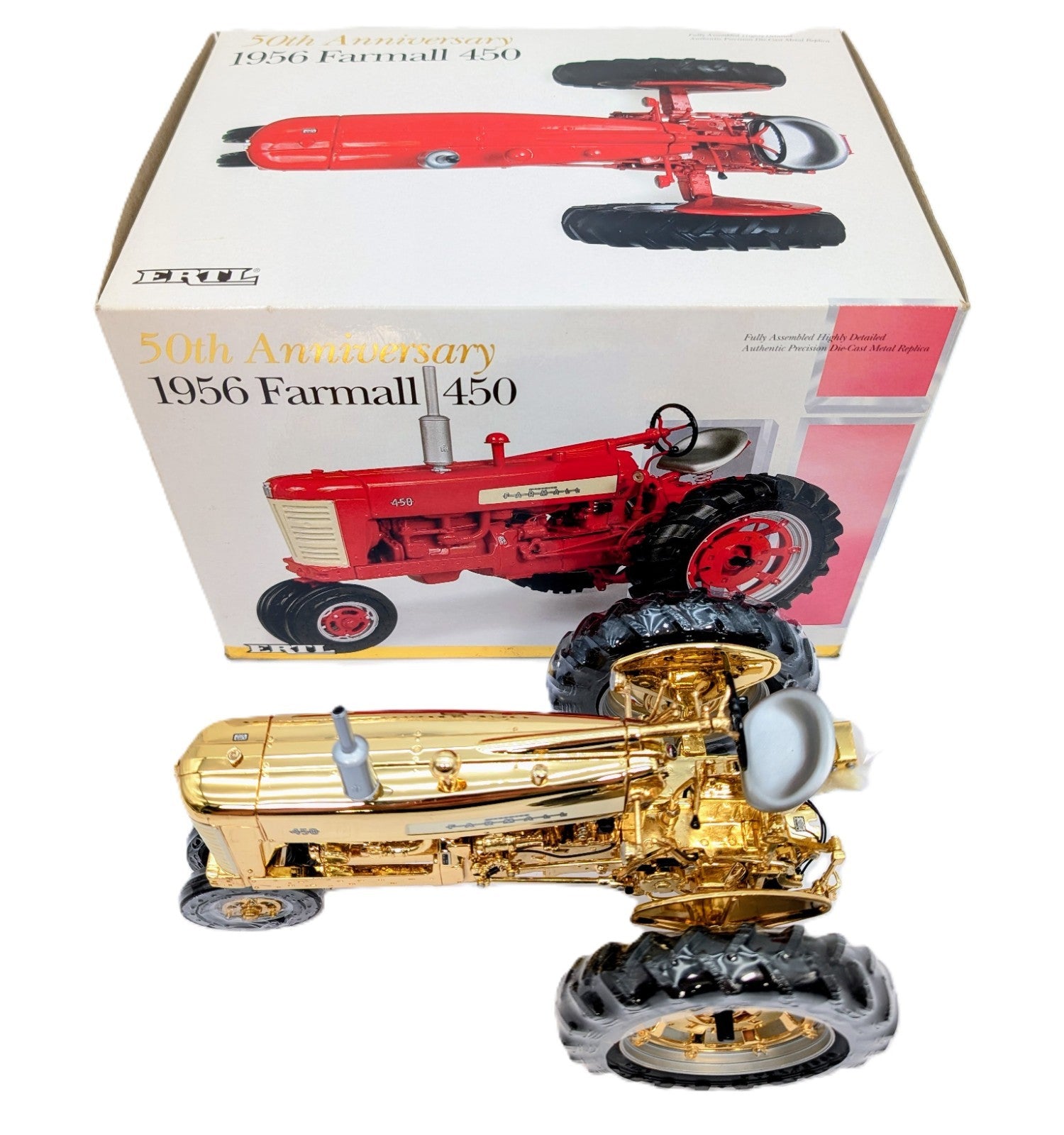 1/16 International Harvester Farmall 450, 50th Ann., Precision Series Gold Chase.