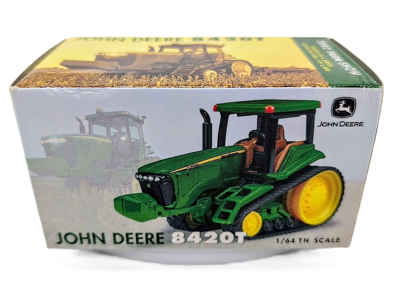 1/64 John Deere 8420T Tractor With Tracks 2002 Farm Show - Farm Toy Tractor