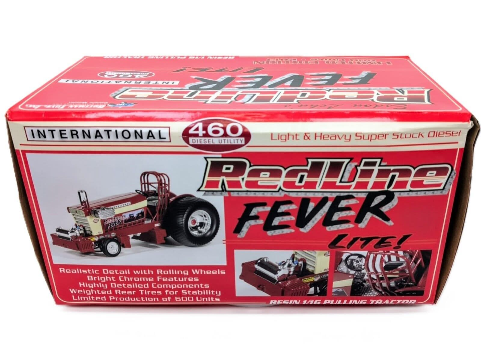 1/16 Redline Fever Lite International 460 Diesel Utility Pulling Tractor - Farm Toy