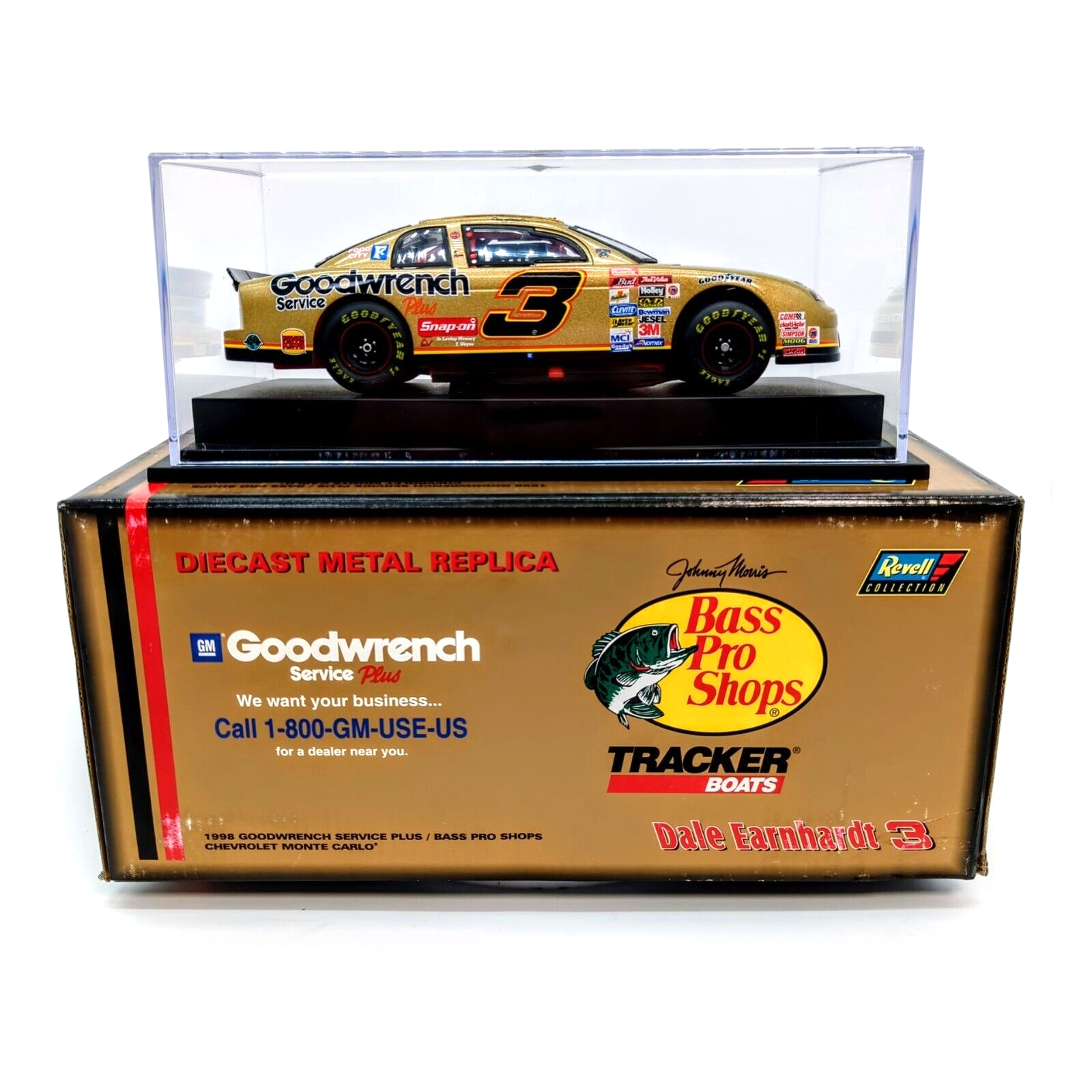 Revell Collection Dale Earnhardt #3 1998 Bass Pro Shops 1/24 Diecast Car.