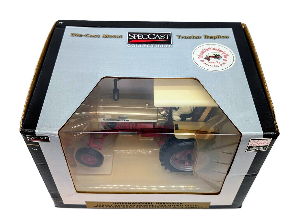 1/16 Farmall 544 Hydro Diesel Wide Front Gold Demonstrator Tractor 