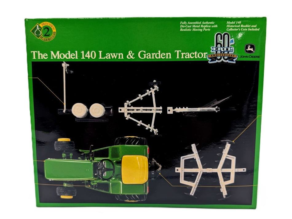 1/16 John Deere 140 Lawn & Garden Tractor With Attachments, Precision #2