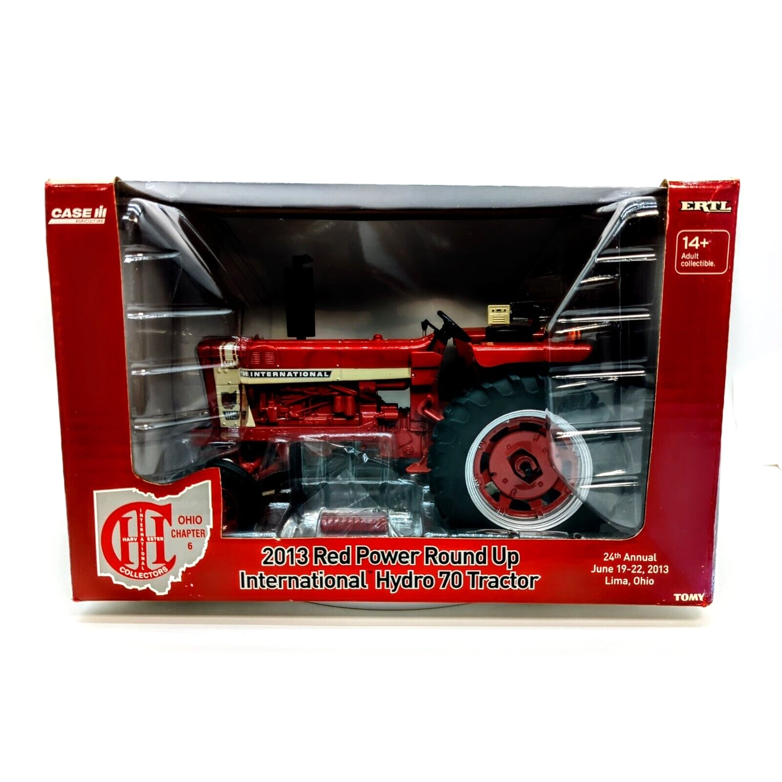 1/16 IH International Farmall Hydro 70 Tractor 2013 Red Power Round Up New ERTL - Farm Toy