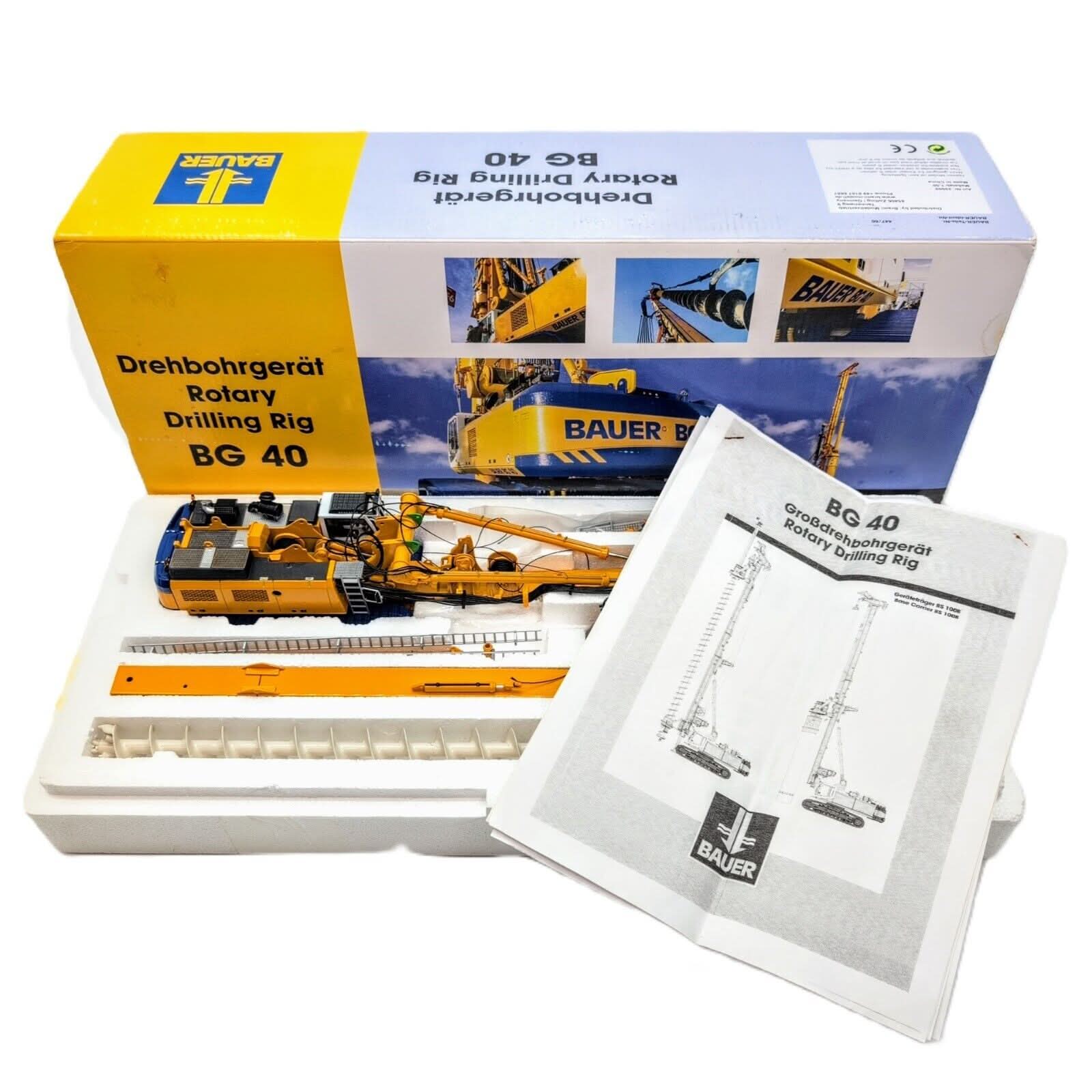 模型製作用品 BAUER BG 40 Rotary Drilling Rig 模型製作用品 BAUER BG 40 Rotary Drilling Rig BYMO Bauer BG