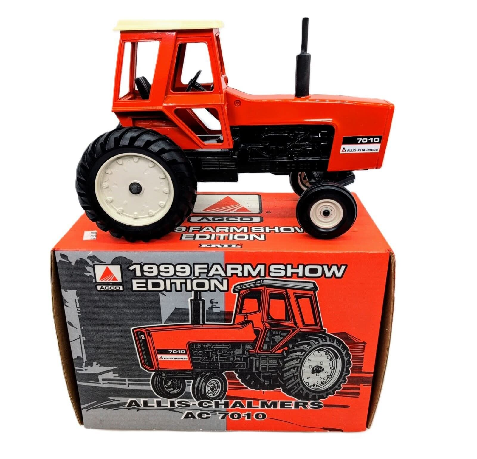 1/16 Allis Chalmers 7010 Tractor With Cab, 1999 Farm Show - Farm Toy