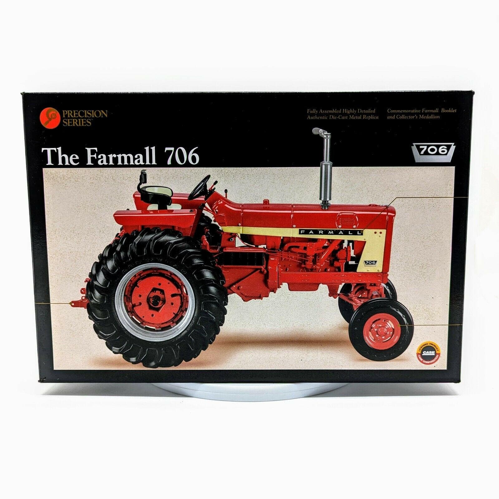 Ertl Precision Series Case IH Farmall 706 Tractor 1/16 Die Cast #14129.