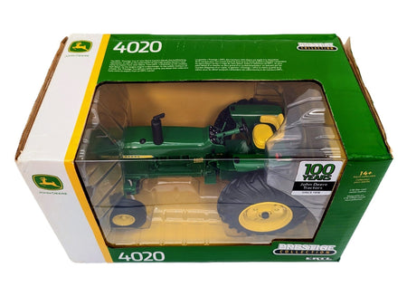 1/16 John Deere 4020 Diesel Tractor W/ Wide Front, Prestige Collection 100 years.