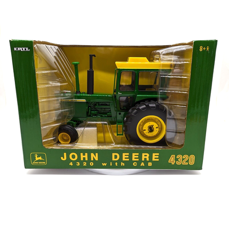 1/16 John Deere 4320 Diesel Tractor W/ Cab Plow City Toy Show.