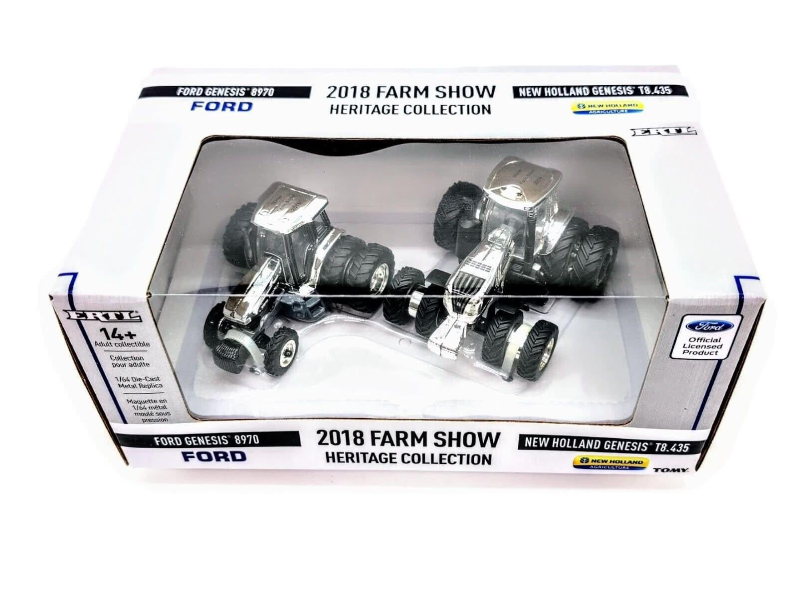 1/64 Silver Chaser New Holland Genesis T8-435 & Ford Genesis 8970