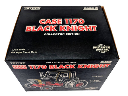 1/16 Case 1170 Black Knight Tractor With Duals, Collector Edition.
