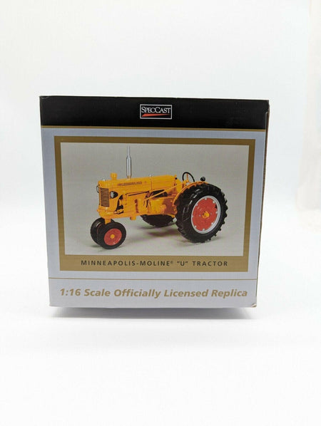 MINNEAPOLIS MOLINE MODEL U NF TRACTOR FFA 1/16 DIECAST MODEL SPECCAST.