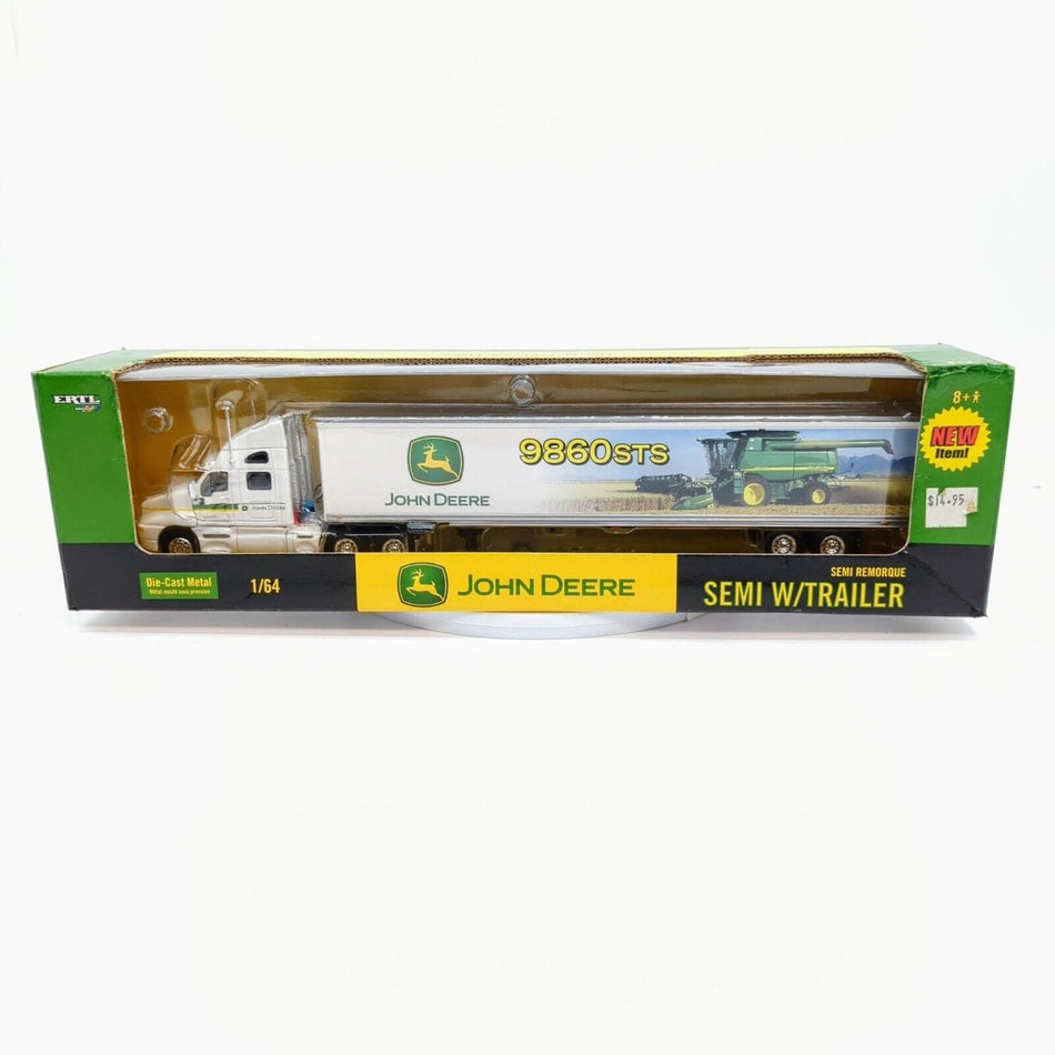 1/64 Ertl John Deere Kenworth Semi With Trailer 9860 STS Combine