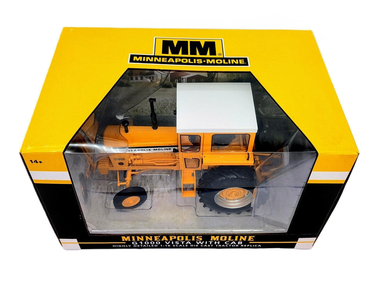 1/16 Minneapolis Moline G1000 Vista 2WD Tractor with Cab SpecCast.