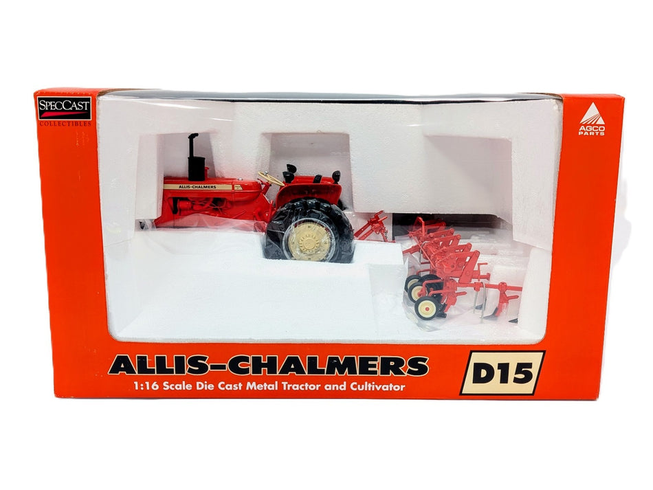 1/16 Allis Chalmers D15 With 4 Row Cultivator, 2008 Summer Farm Toy Show.