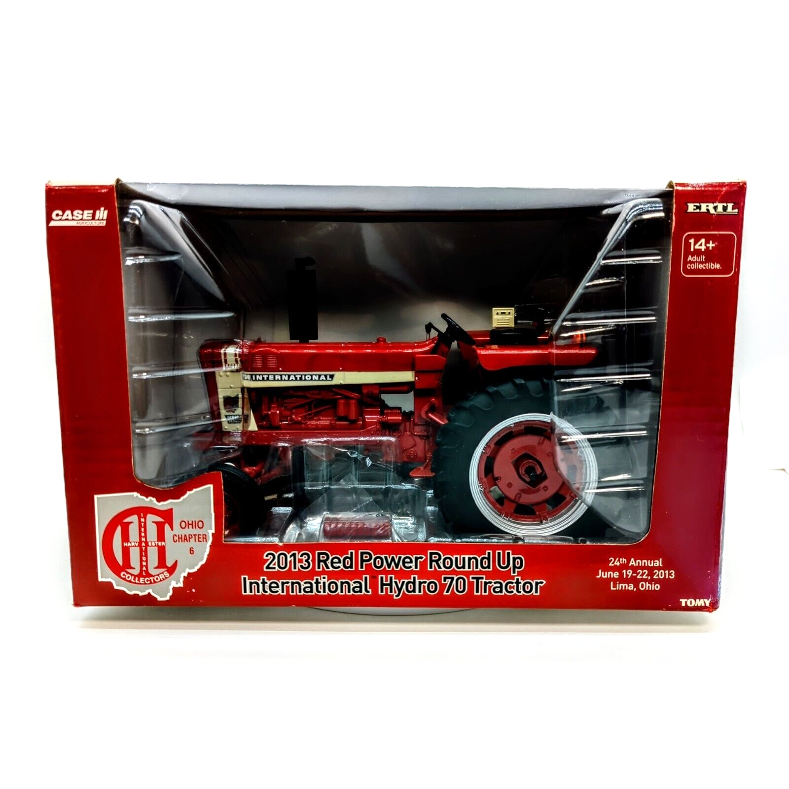 Antique tractor collectible toy representing 1/16 IH International Farmall Hydro 70 model - ideal for farm enthusiasts