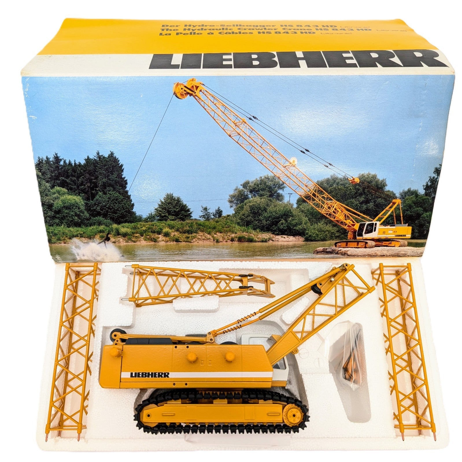 1/50 Liebherr HS 843 HD Crane By Conrad, Stock# 2731.