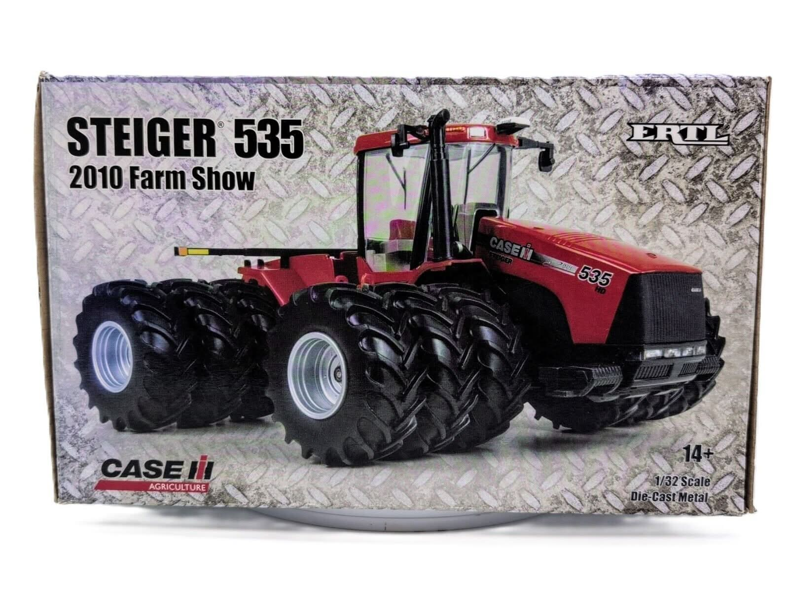 1/32 Case IH Steiger 535 4WD Tractor W/ Triples 2010 Farm Show Edition - Farm Toy Tractor