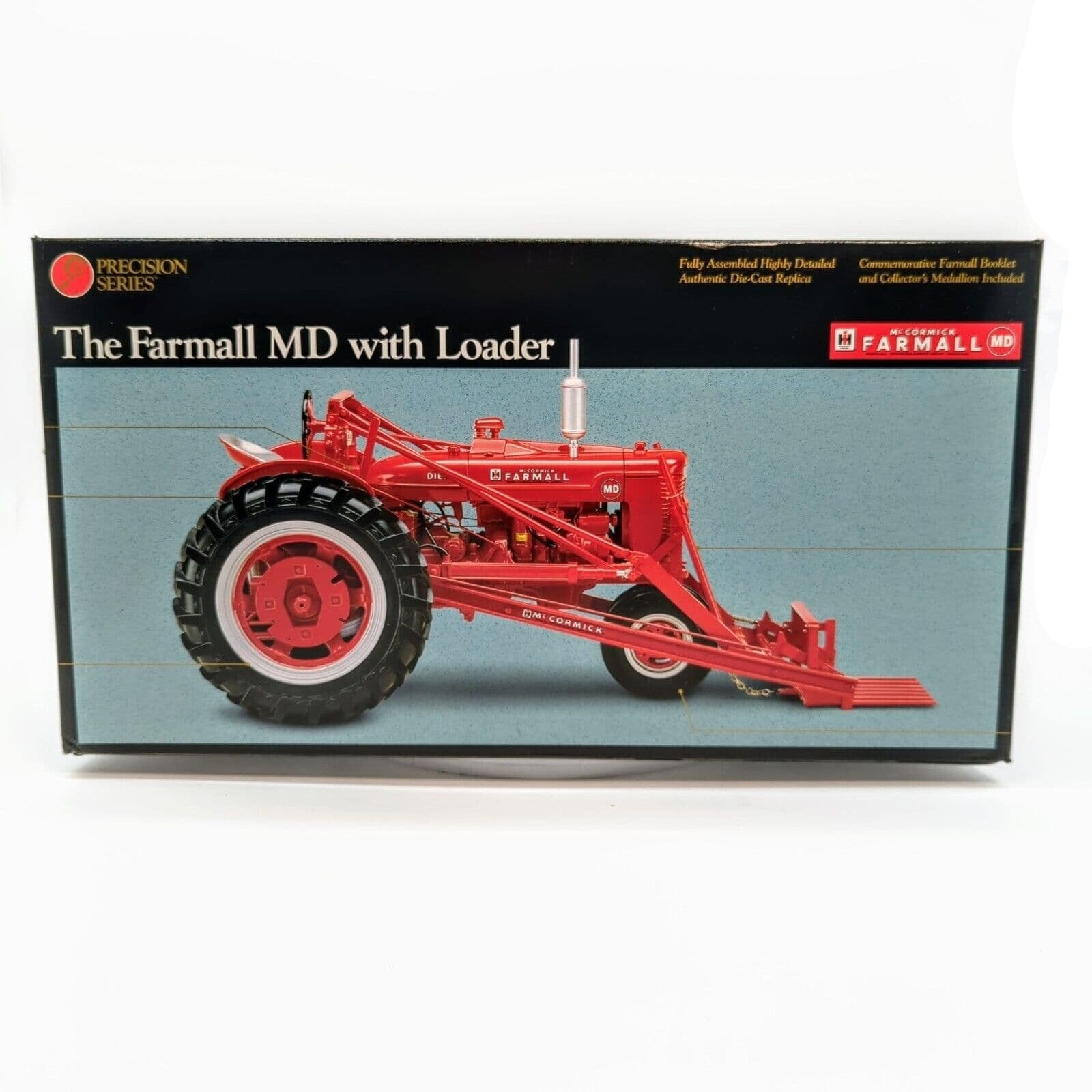 McCormick Farmall MD w/ Loader Diecast 1/16 1997 Precision Classics.