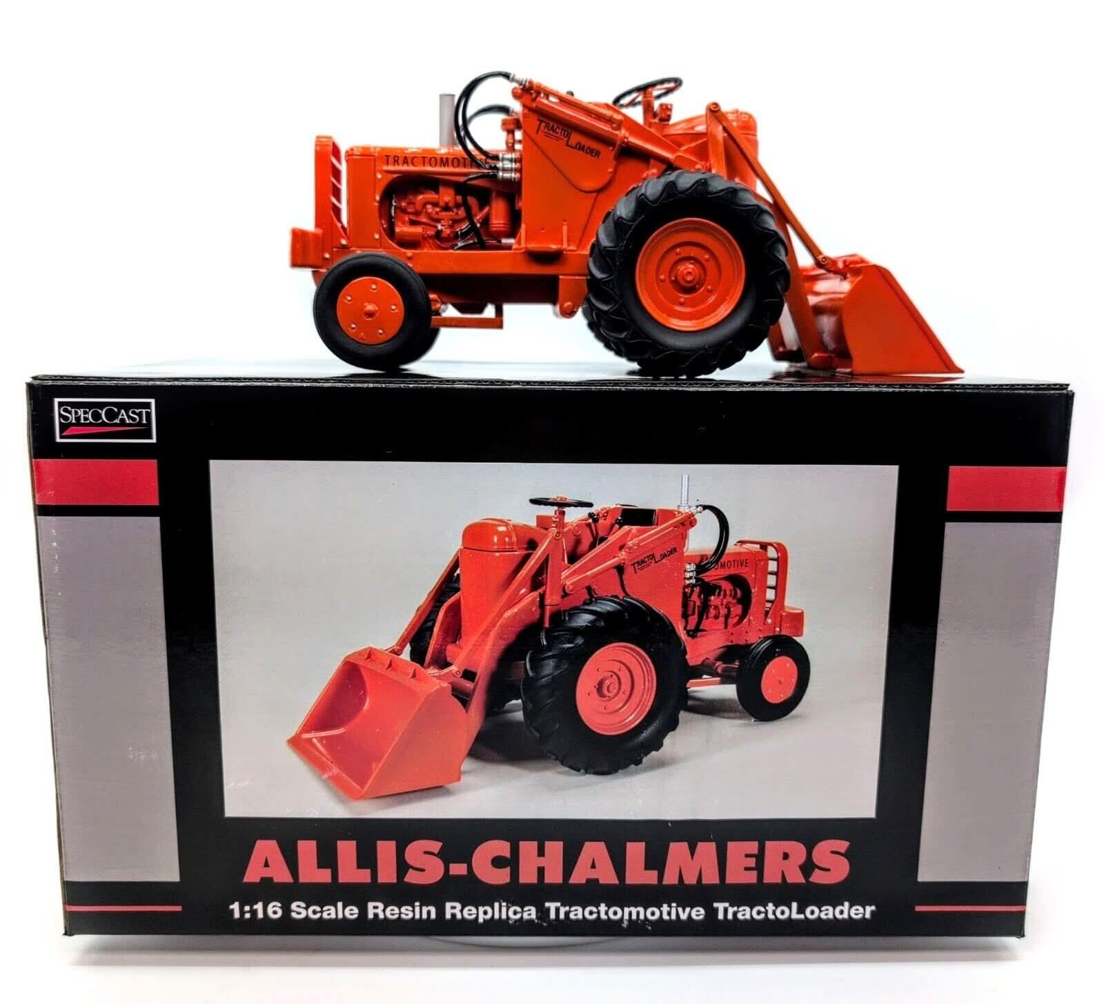 1/16 Allis-Chalmers Tractomotive TractoLoader - Farm Toy Tractor