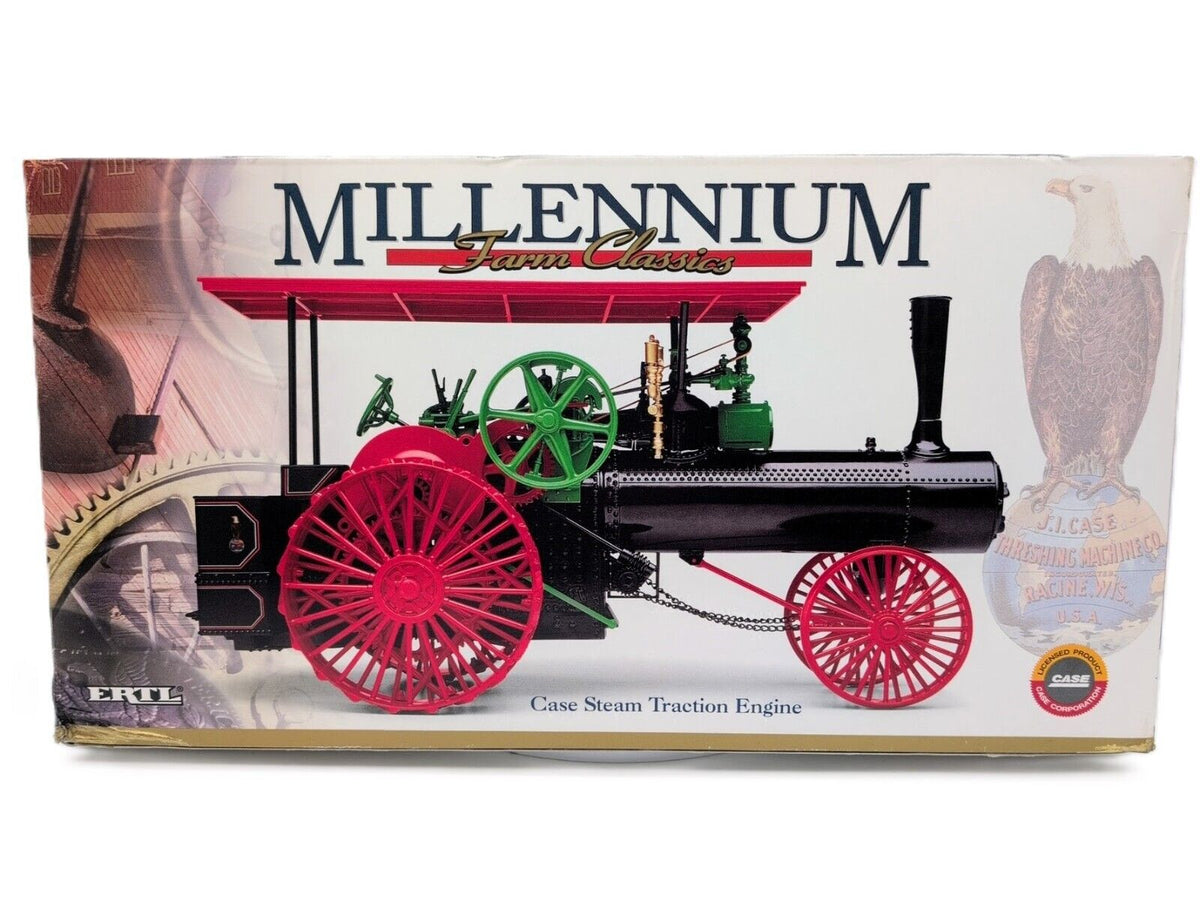 1/16 Case Steam Engine With Canopy, Millennium Series, High Detail - Farm Toy