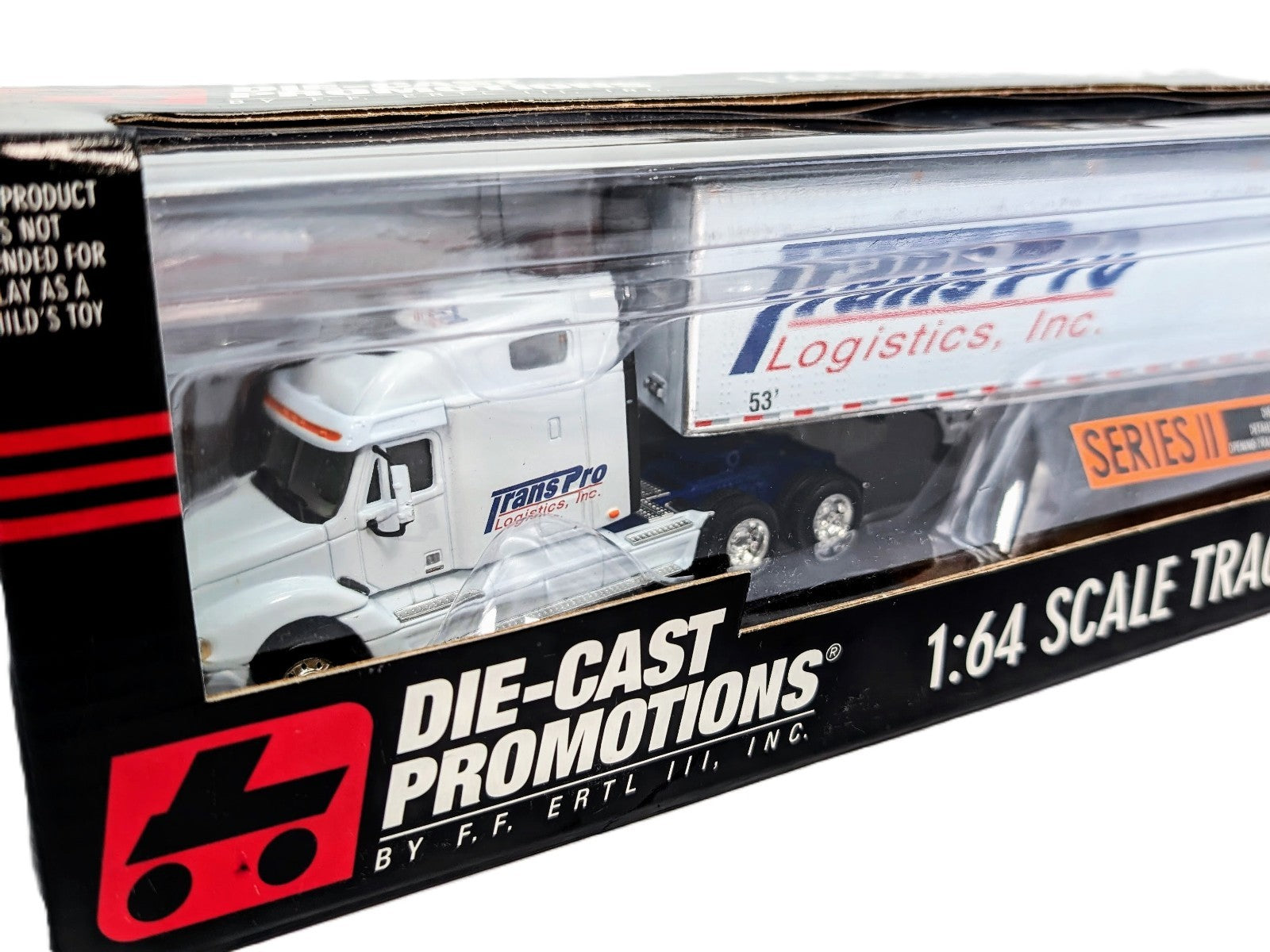 1/64 Trans Pro Logistics Peterbilt 379 Van Trailer DCP Stock# 30461.