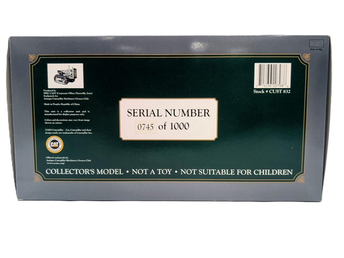 1/32 Holt No. 77 Track-Type Steam Engine by SpecCast 1 of 1000.