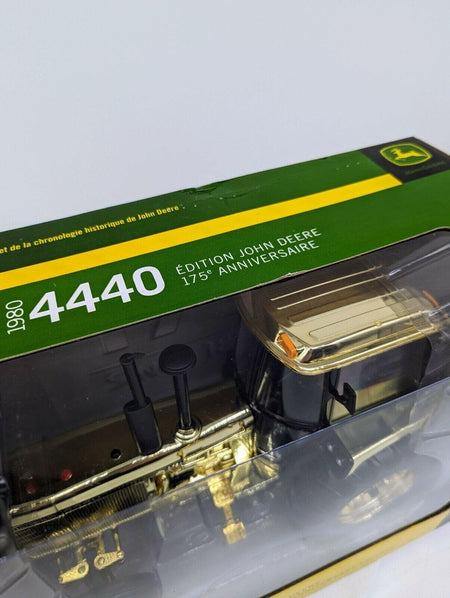 John Deere 4440 Gold Chaser Toy Tractor 175th Ann. Edition Ertl 1/16 Scale.