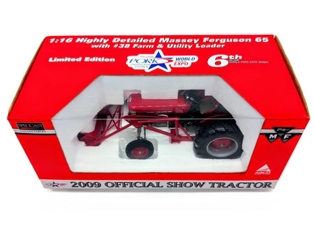 1/16 Massey Ferguson 65 with Loader, 2009 World Pork Expo - Farm Toy Tractor