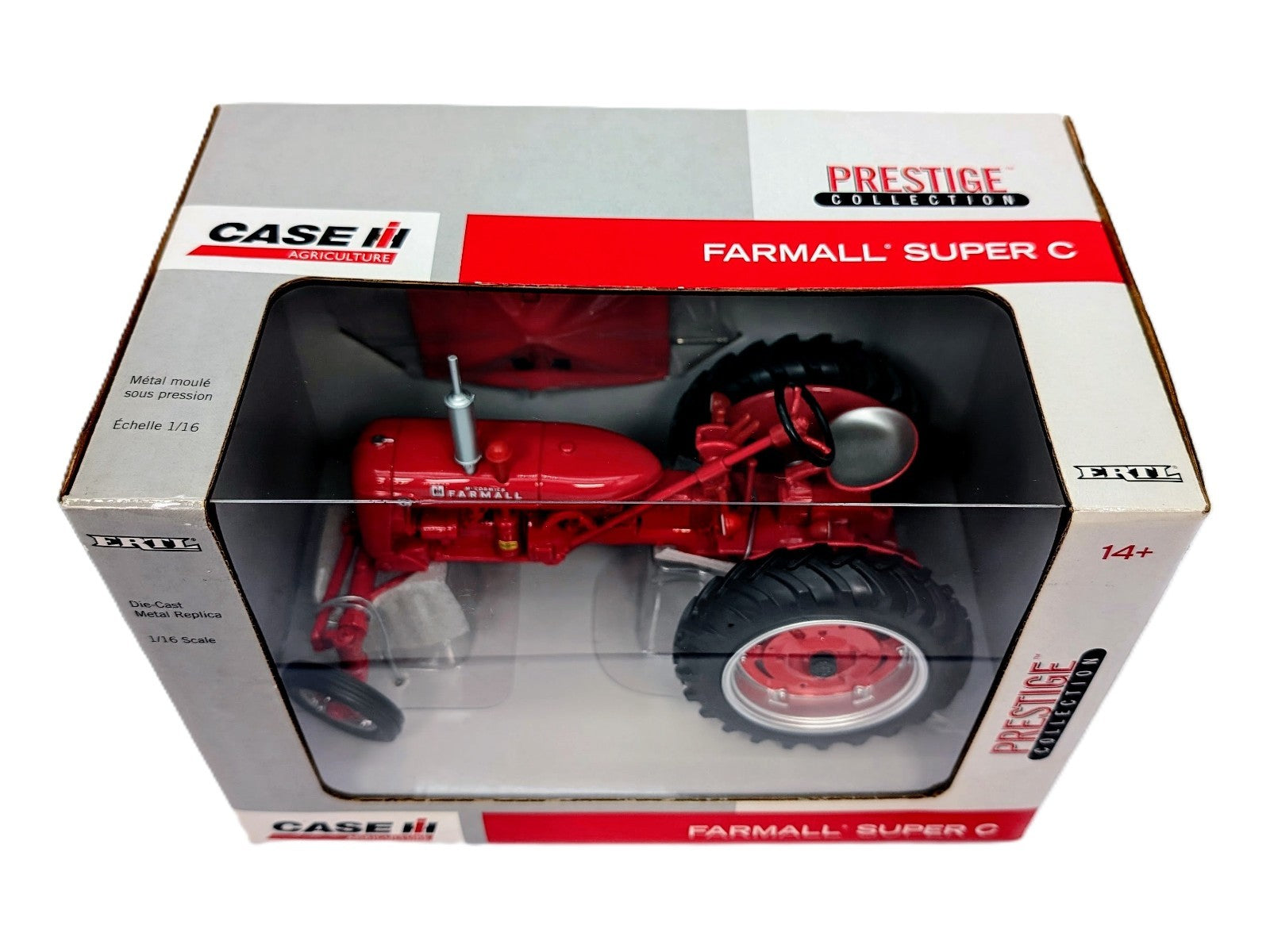 1/16 Farmall Super C Tractor With Wide Front & Umbrella.