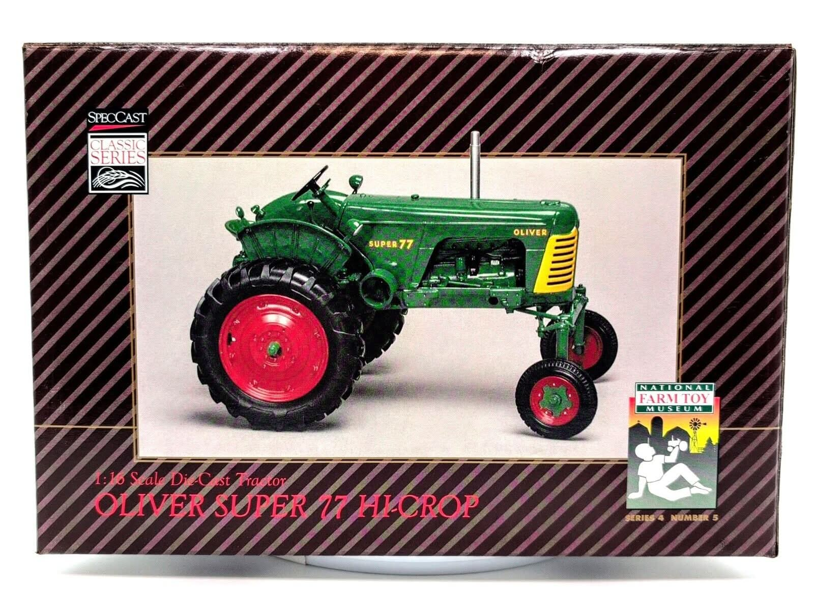 1/16 Oliver Super 77 Hi Crop Tractor, National Farm Toy Museum - Farm Toy Tractor