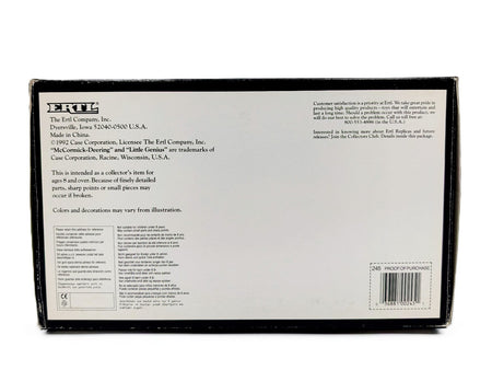 1/16 McCormick Deering Little Genius 2 Bottom Plow On Steel, Precision Series #2.