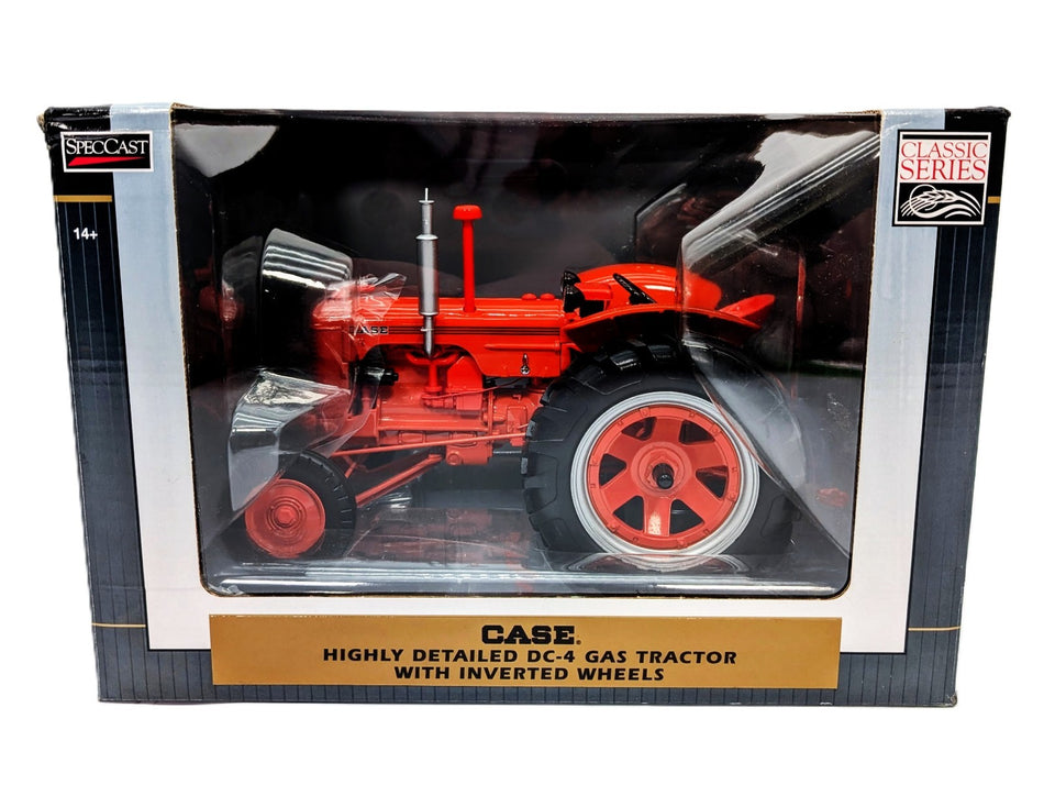 1/16 Case DC-4 Gas Tractor With Inverted Wheels.