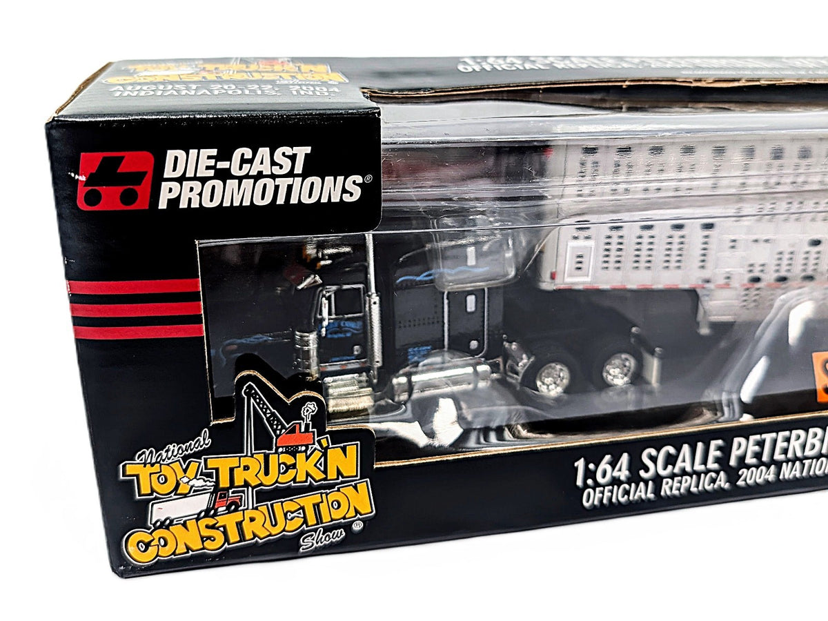 1/64 DCP Peterbilt 379 Truck w/ Livestock Trailer.